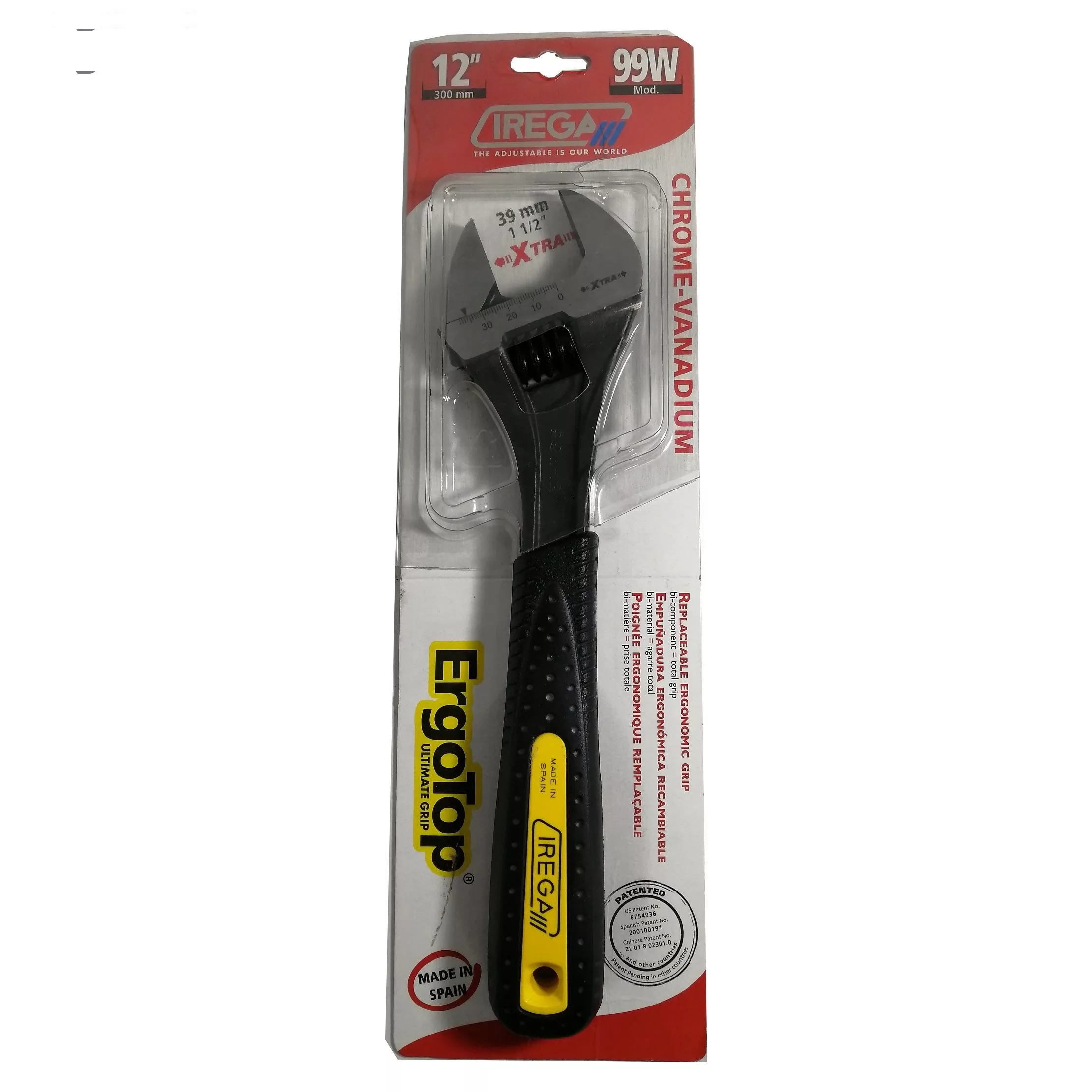 آچار فرانسه ایرگا مدل ERGOTOP 99W سایز 12 اینچ