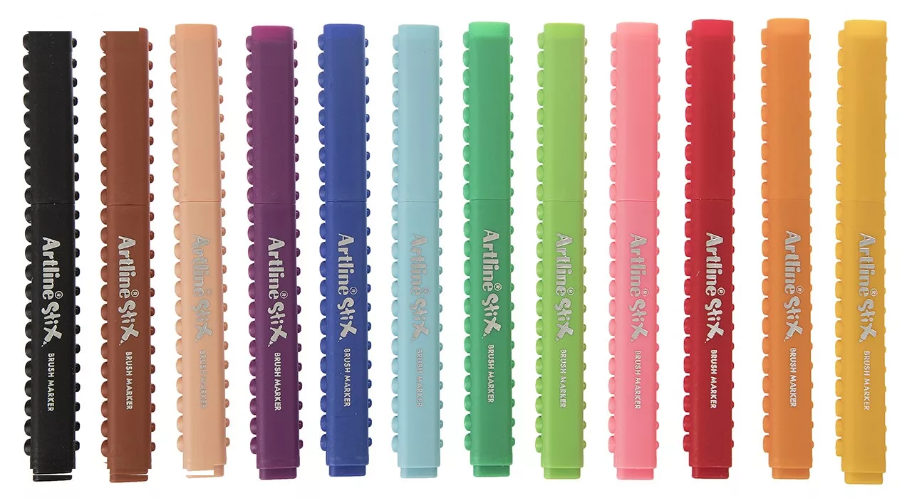 ماژیک رنگ آمیزی 12 رنگ آرت لاین سری استیکس کد ETX-300