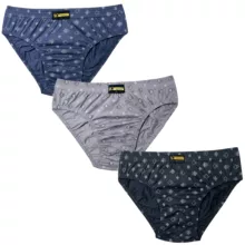 شورت مردانه وال مدل اسلیپ کد V-t-01-0634 بسته 3 عددی