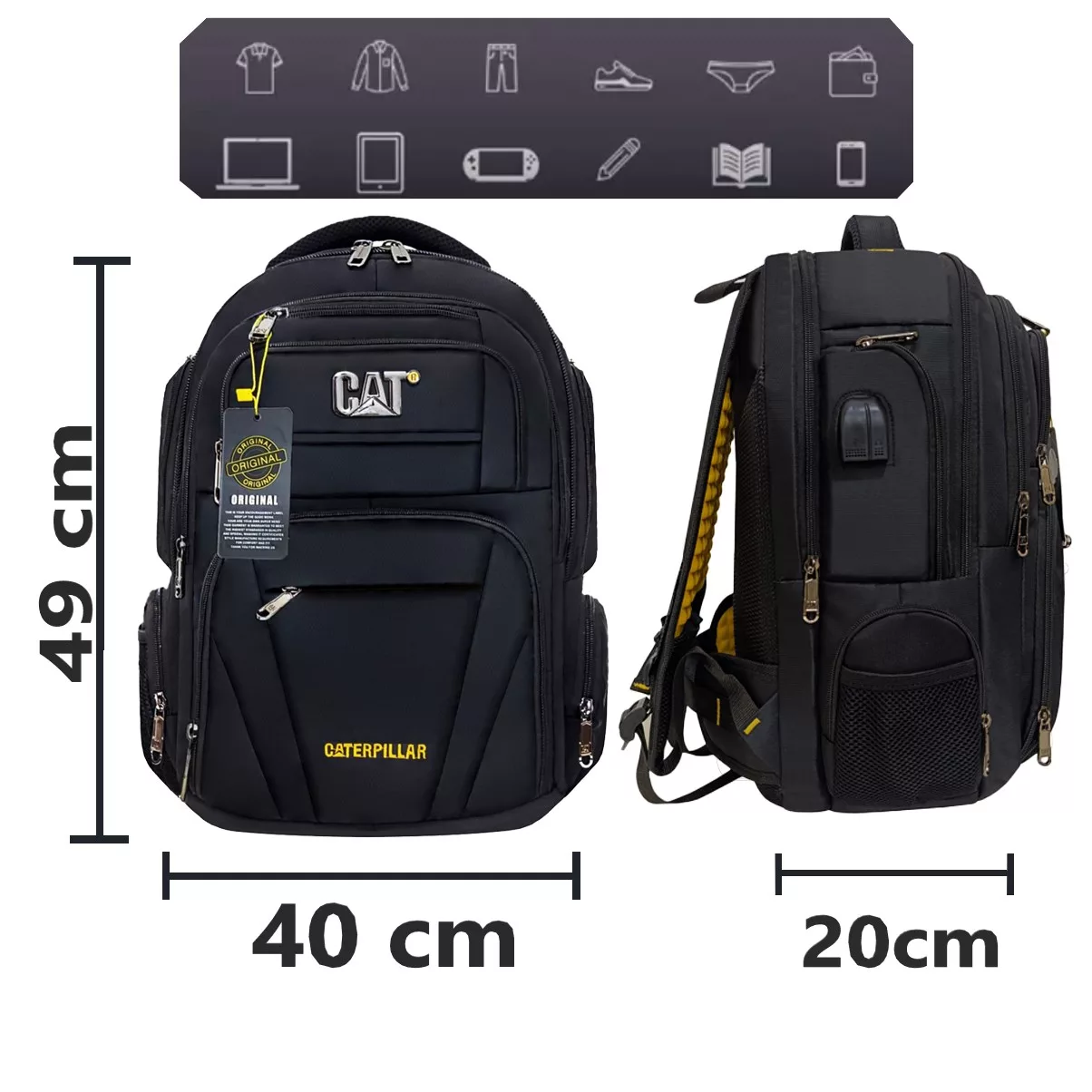 کوله پشتی لپ تاپ مدل Catrina Jm483820 مناسب برای لپ تاپ 15 تا 17 اینچی