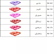 جوهر رنگ کد NJ 5024 حجم 60 میلی لیتر بسته 24 عددی