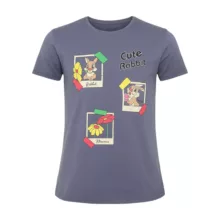 ست تی شرت آستین کوتاه و شلوار راحتی زنانه مدل آماندیس AM034