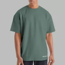 تی شرت اورسایز مردانه نوزده نودیک مدل TS1963 Gr