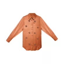 شومیز آستین بلند زنانه سالون مدل 0006