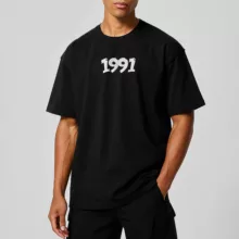 تی شرت اورسایز مردانه نوزده نودیک مدل TS1983 B