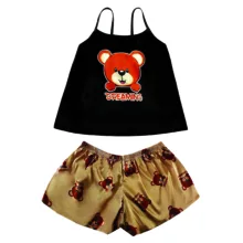 لباس خواب زنانه مدل Dreaming رنگ مشکی