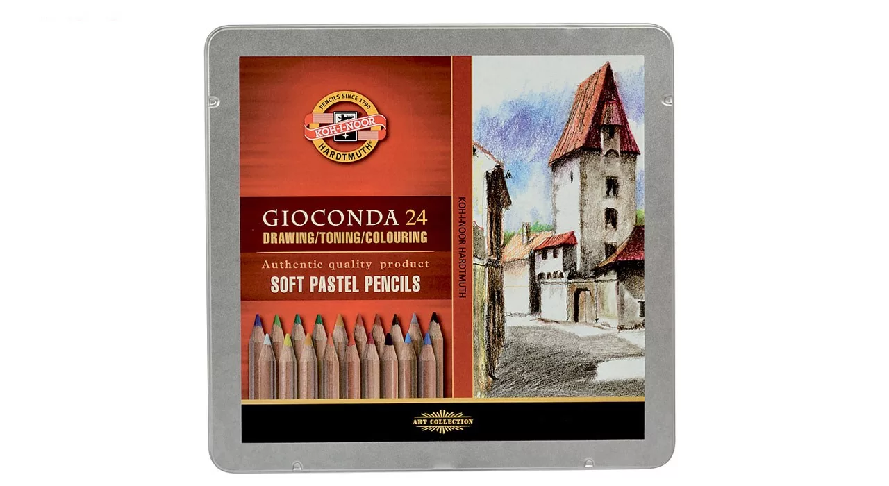 مداد پاستل 24 رنگ کوه نور مدل 8828