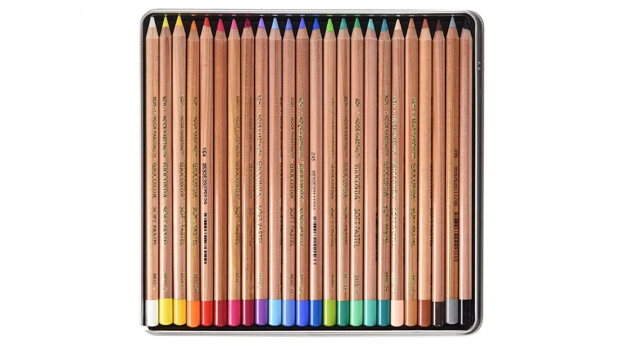 مداد پاستل 24 رنگ کوه نور مدل 8828