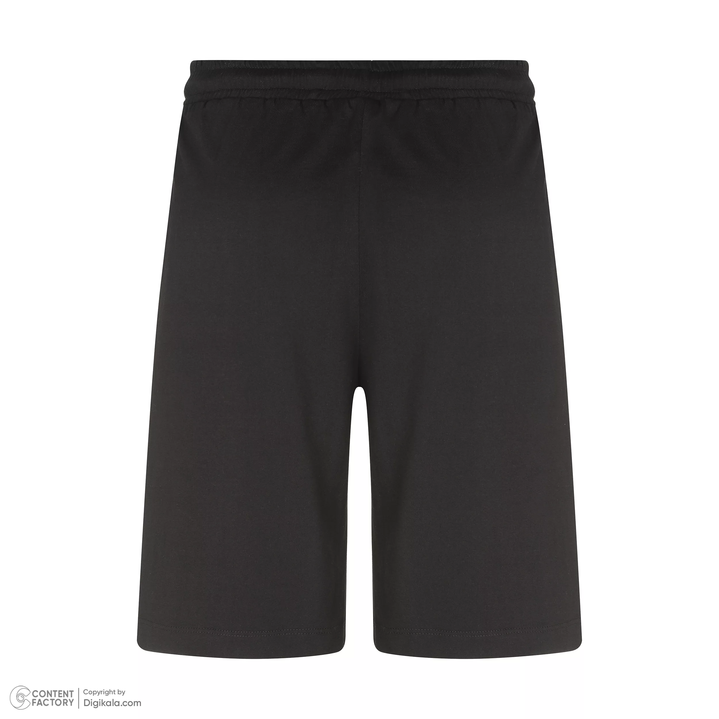 ست تی شرت و شلوارک مردانه مادر مدل 2099912 رنگ مشکی