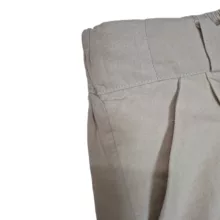 شلوار بگ زنانه مدل لینن رنگ کرم