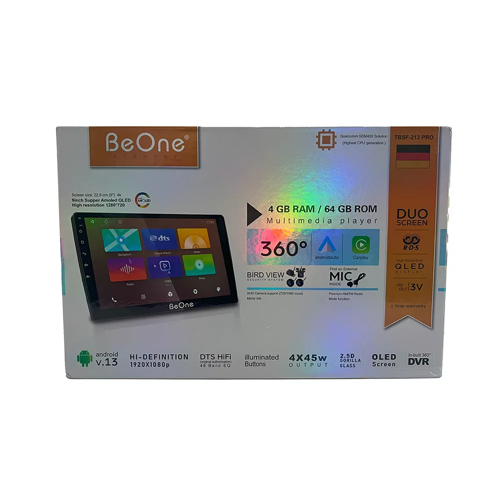 مانیتور خودرو بی وان مدل TBSF-212 PRO