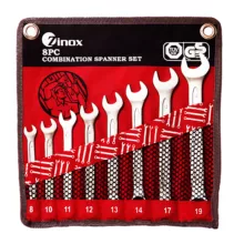 مجموعه 8 عددی آچار یک سر تخت یک سر رینگی زینوکس کد ZX8C