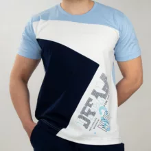 ست تی شرت و شلوارک مردانه آریان نخ باف مدل Z17630