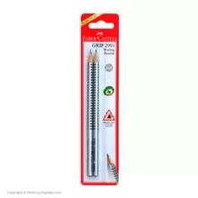 مداد مشکی فابر کاستل مدل Grip 2001 - بسته 2 عددی