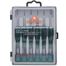 پیچ گوشتی ساعتی جانزوی مدل D3750P06S بسته 6 عددی