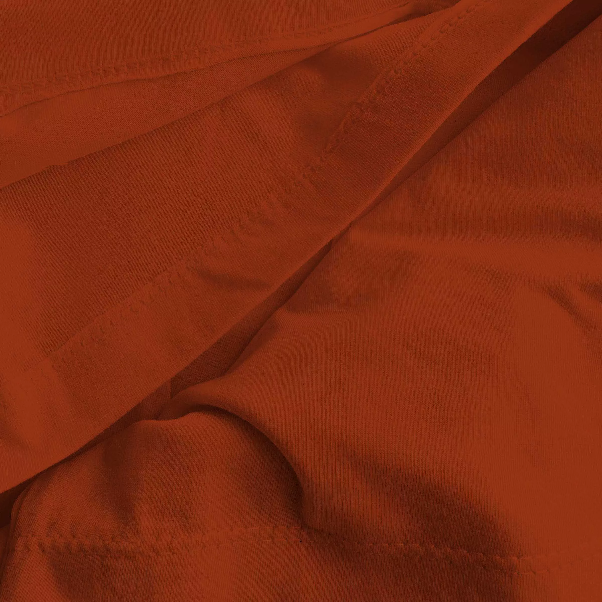 کراپ تیشرت آستین کوتاه زنانه مدل گارفیلد مارک پوش رنگ آجری تیره