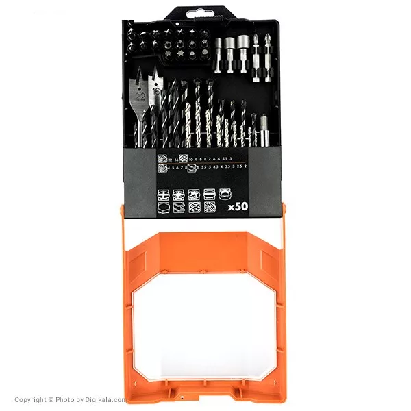 مجموعه 50 عددی سری پیچ گوشتی و مته آاگ مدل 430411