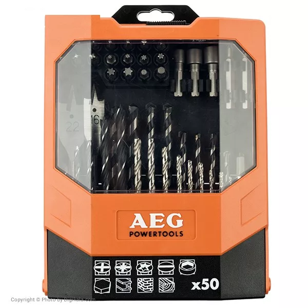 مجموعه 50 عددی سری پیچ گوشتی و مته آاگ مدل 430411