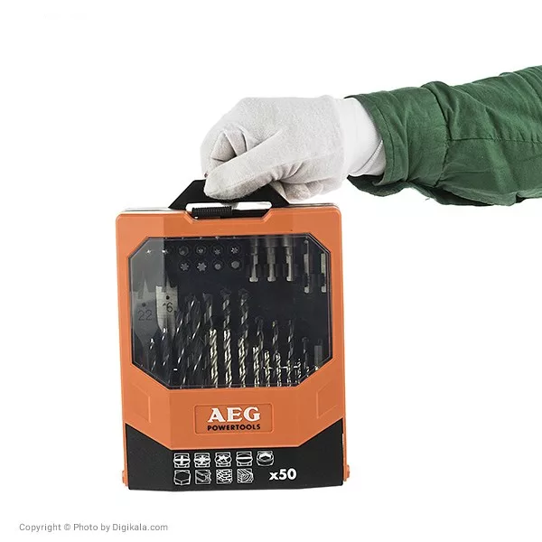 مجموعه 50 عددی سری پیچ گوشتی و مته آاگ مدل 430411