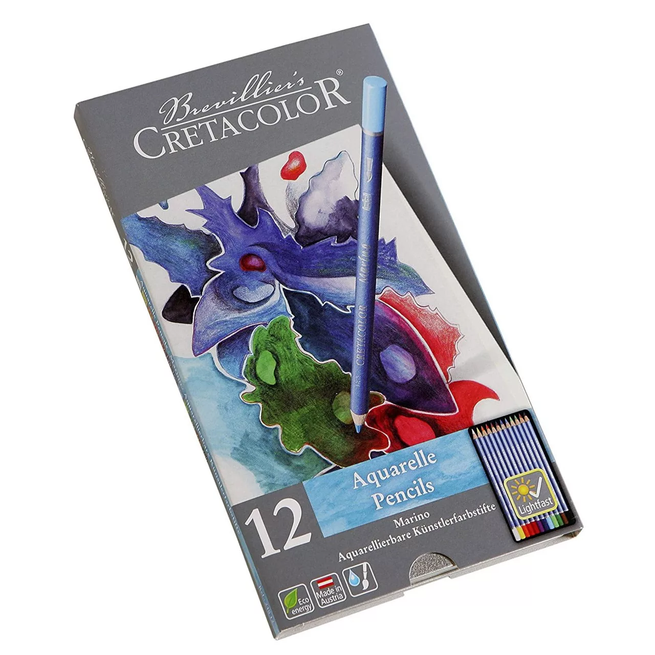 مداد آبرنگی 12 رنگ کرتاکالر مدل 24012