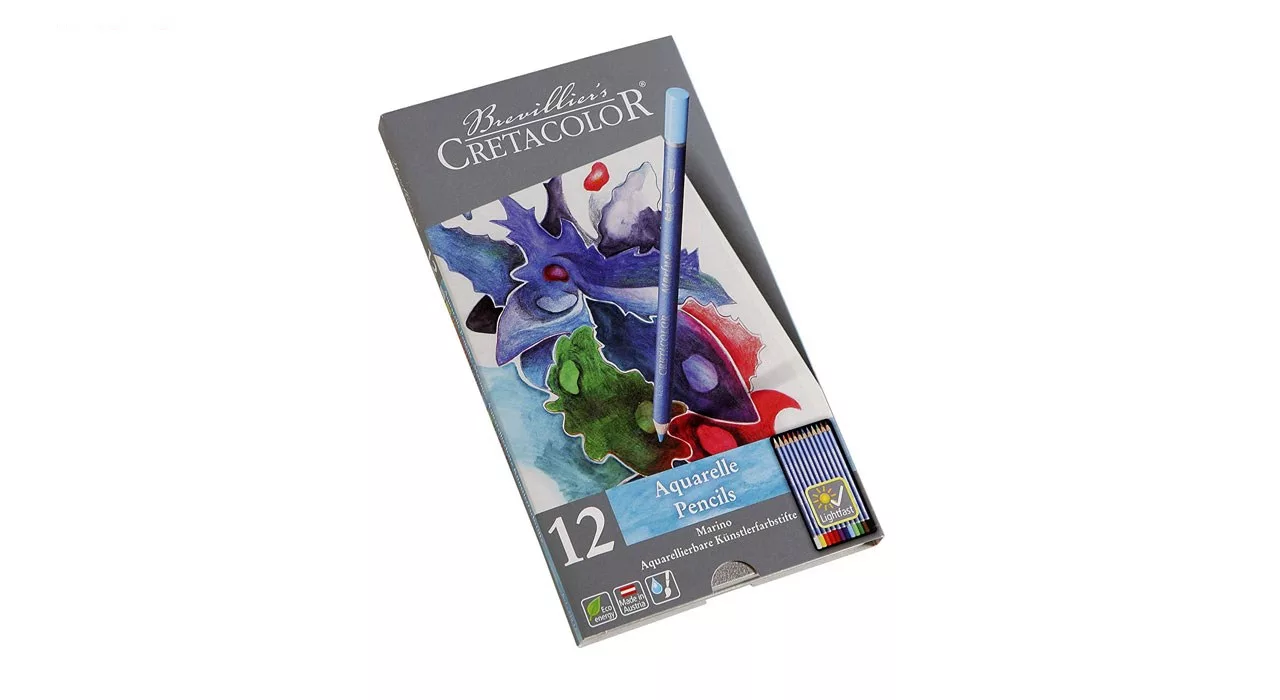 مداد آبرنگی 12 رنگ کرتاکالر مدل 24012