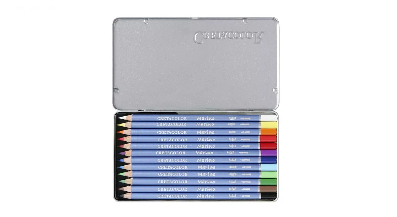 مداد آبرنگی 12 رنگ کرتاکالر مدل 24012