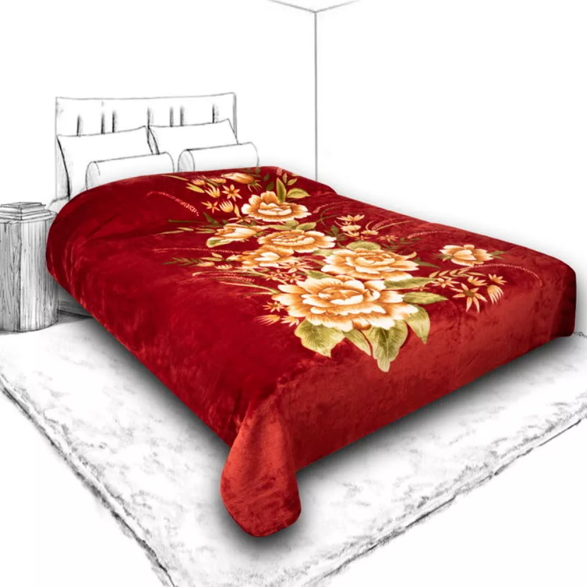 پتو گلبافت مدل برتر گلدار کد 110 سایز 220x160 سانتی متر