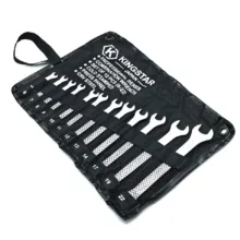 آچار یکسر تخت و یکسر رینگی کینگ استار مدل 6-22MM مجموعه 12 عددی