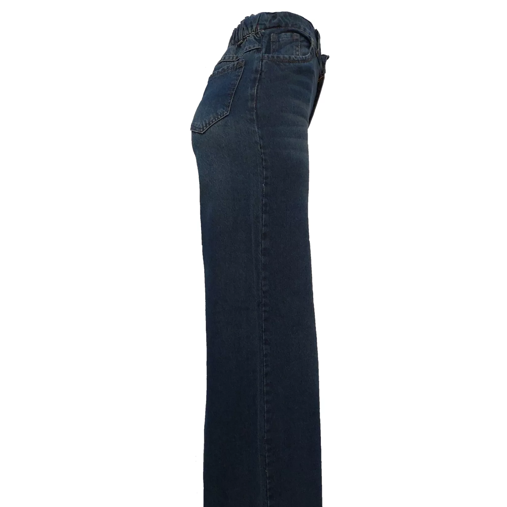 شلوار جین زنانه مدل فول بگ کمر کشی کد 9549