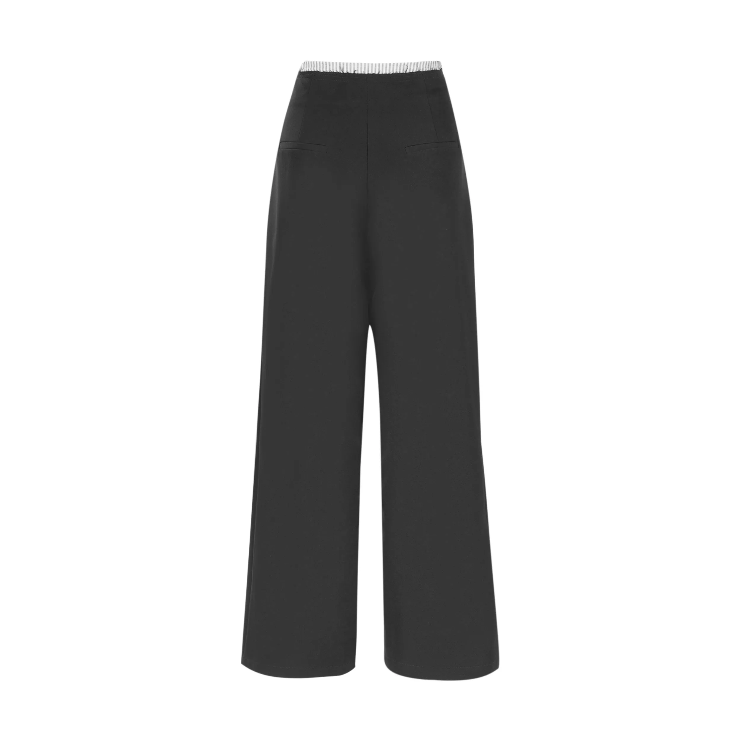 شلوار راسته زنانه سرژه مدل 208440 رنگ مشکی