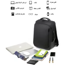کوله پشتی لپ تاپ مدل 1900 مناسب برای لپ تاپ تا 15.6 اینچی