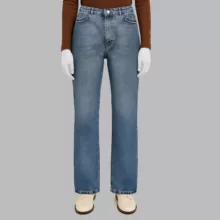 شلوار جین راسته زنانه ایزی دو مدل 1861 رنگ آبی