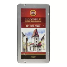 مداد پاستل 12 رنگ کوه نور مدل 8827