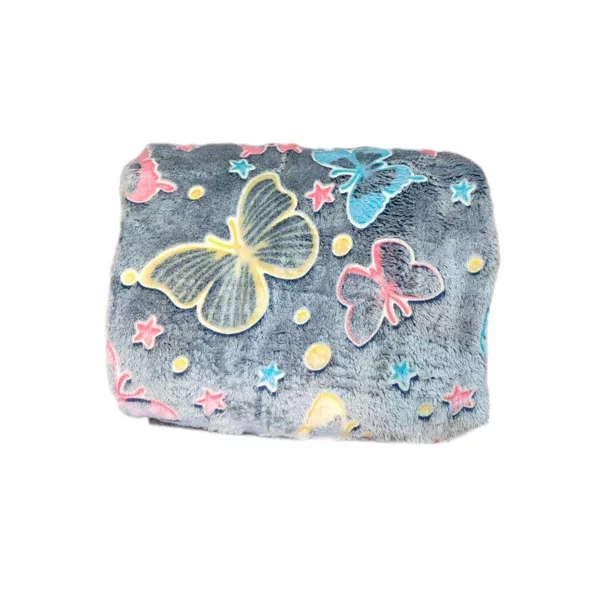 پتو مسافرتی مدل شب نما شاپرک سایز 185x145 سانتی متر