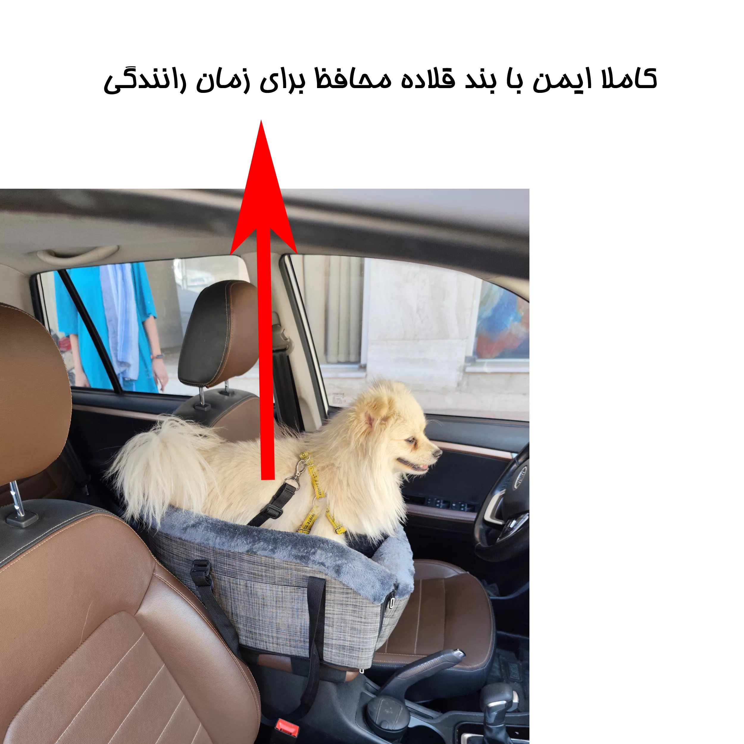 باکس حمل سگ و گربه آردوج مدل کنسول خودرو