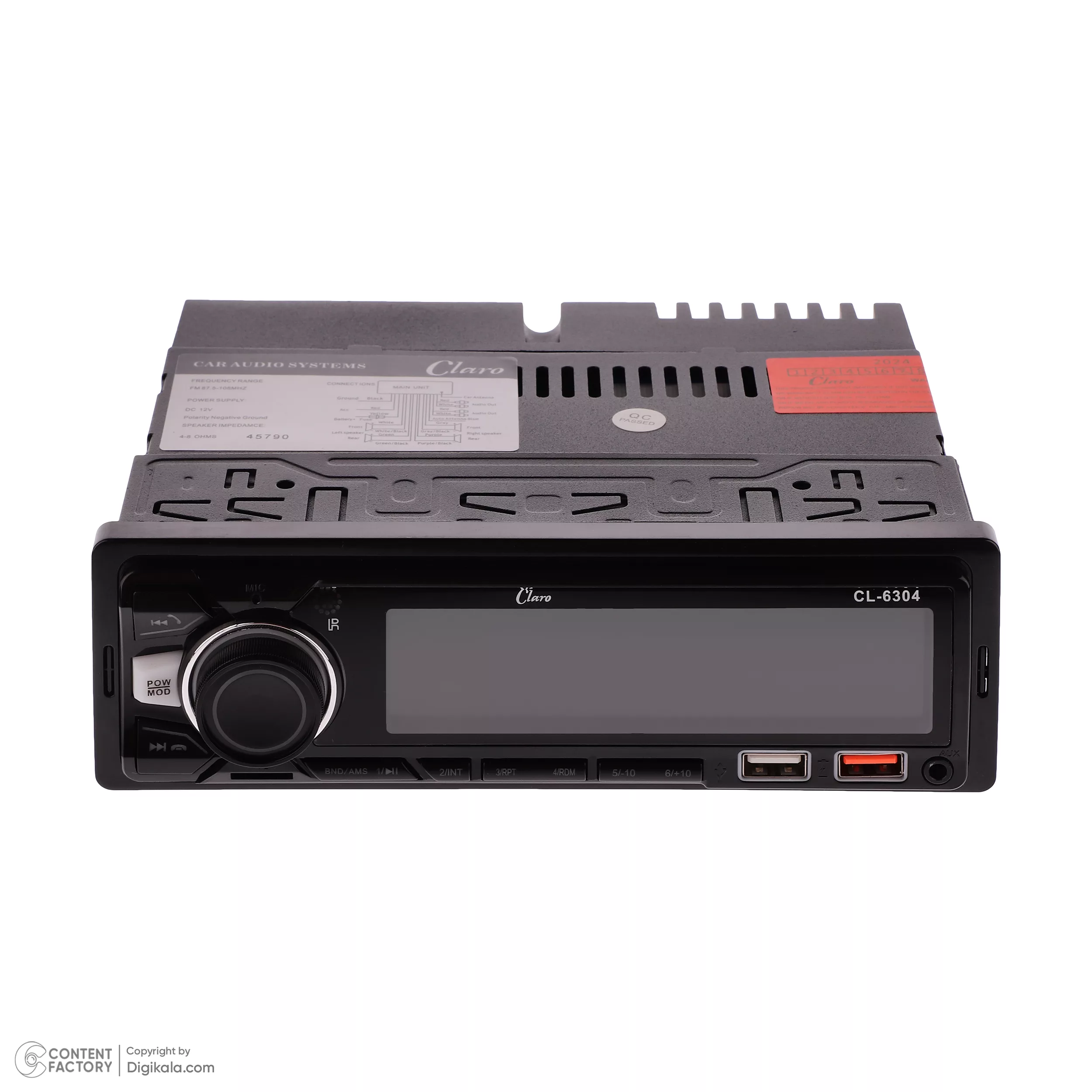 پخش کننده خودرو کلارو مدل CL-6304