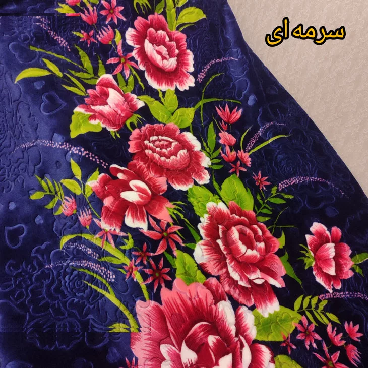 پتو گلبافت مدل برتر گلدار کد 110 سایز 220x160 سانتی متر