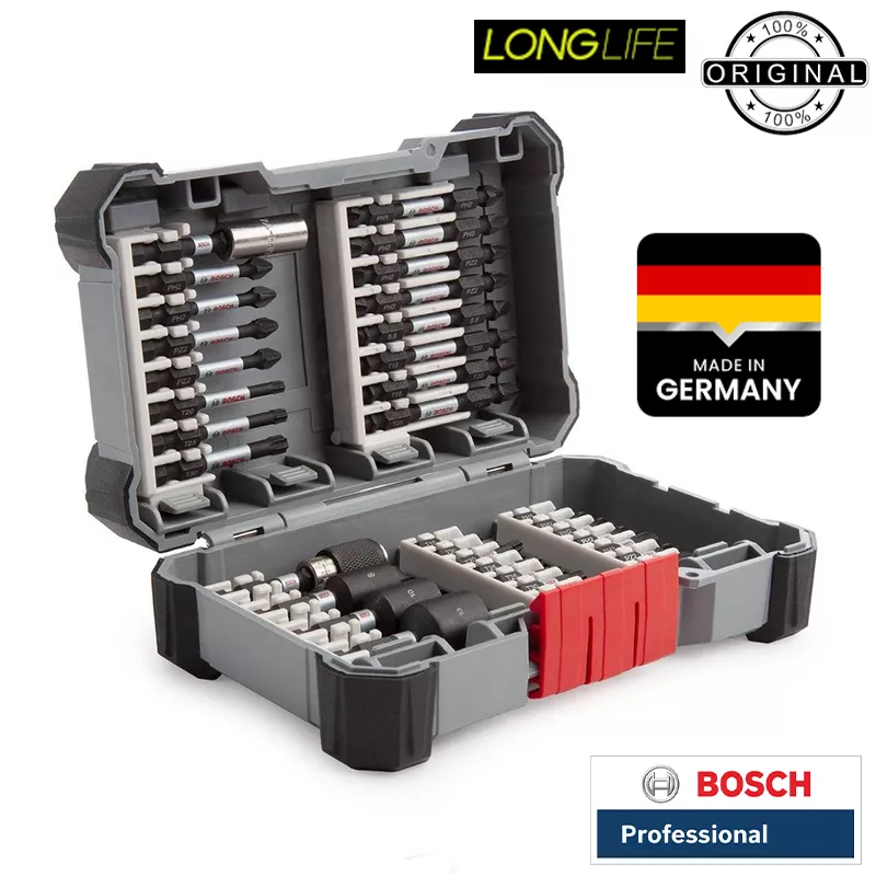 سرپیچ گوشتی بوش مدل فشار قوی مدل BOX 36 IMPACT CONTROL مجموعه 36 عددی