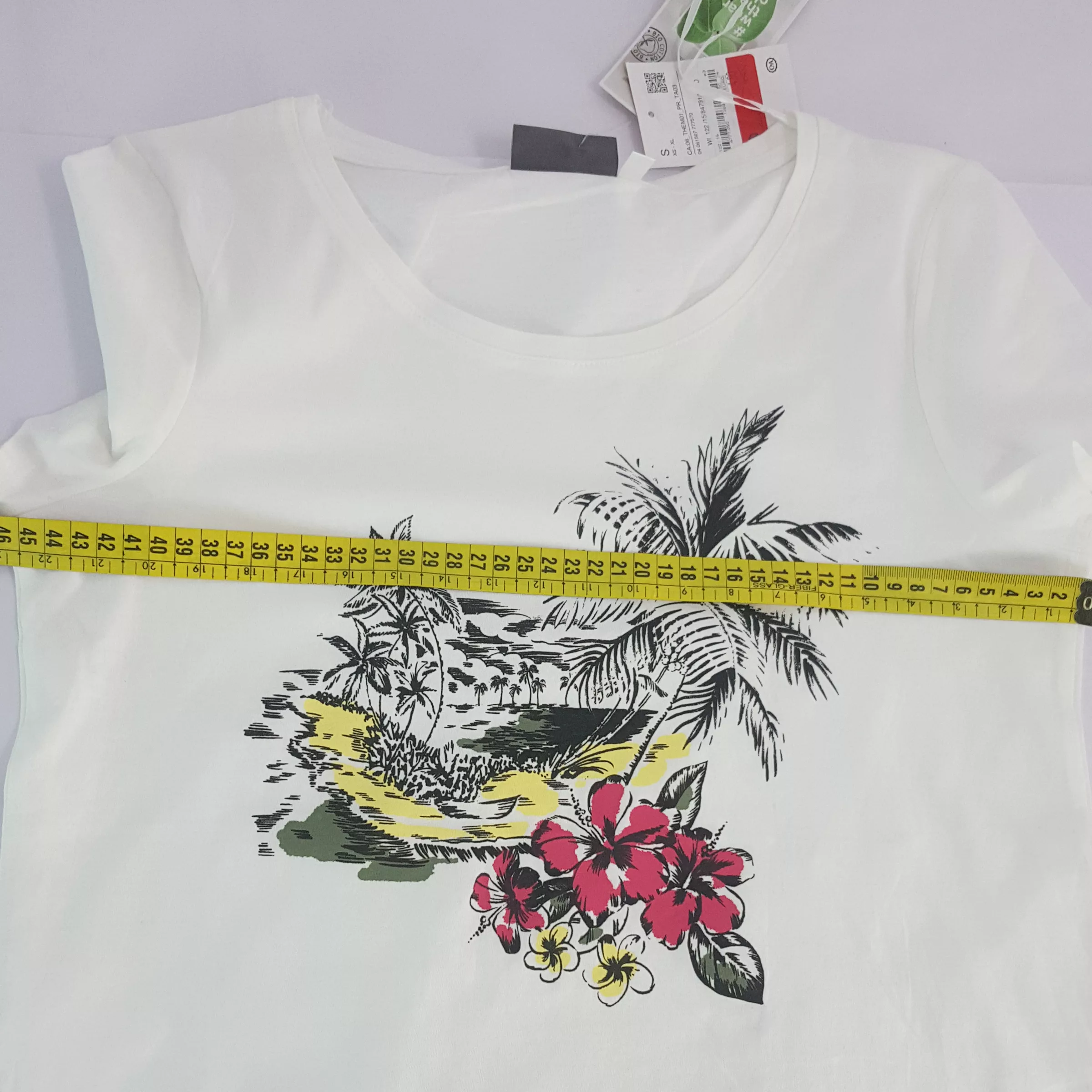 تی شرت آستین کوتاه زنانه سی اند ای مدل 18277483