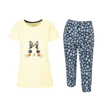 ست تی شرت و شلوارک زنانه مدل SB-SS-3712