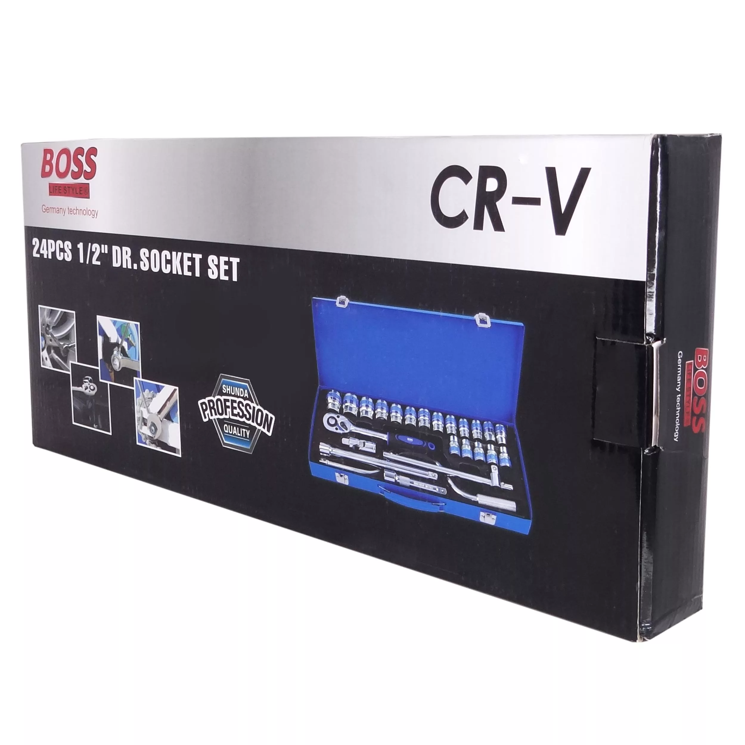 آچار بکس باس مدل MMA-BSS-24 مجموعه 24 عددی