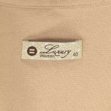 شومیز آستین بلند یقه برگردان زنانه برندس مدل Q04 رنگ کرم