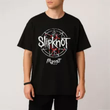 تی شرت آستین کوتاه مردانه مدل لش گروه slipknot