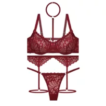 ست شورت و سوتین زنانه مکسوریا کد 00881 به همراه نگهدارنده جوراب