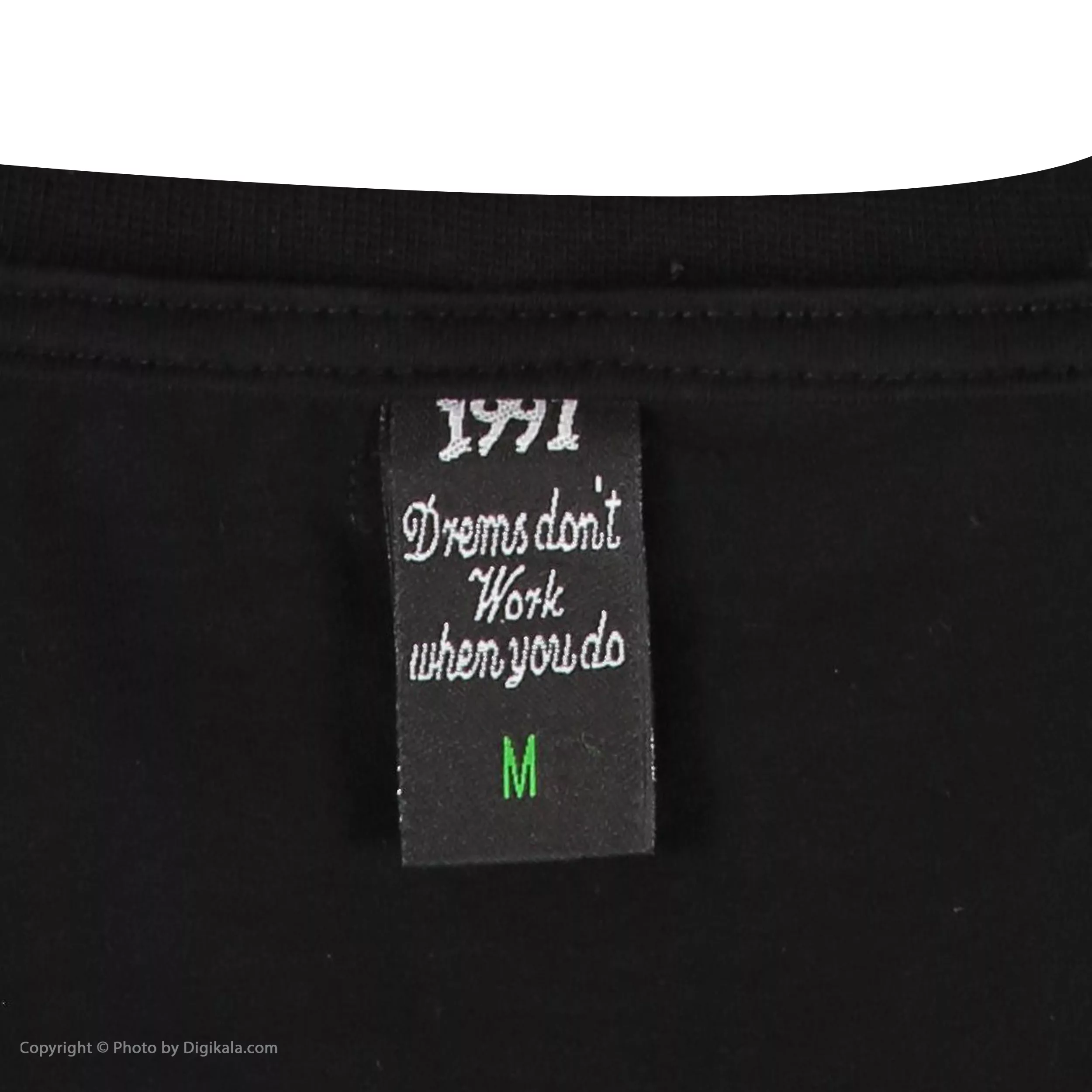 تی شرت لانگ  آستین کوتاه مردانه نوزده نودیک مدل TS1964 B