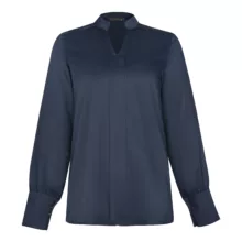 بلوز آستین بلند یقه هفت زنانه لوینت  مدل روبی رنگ سرمه‌ای