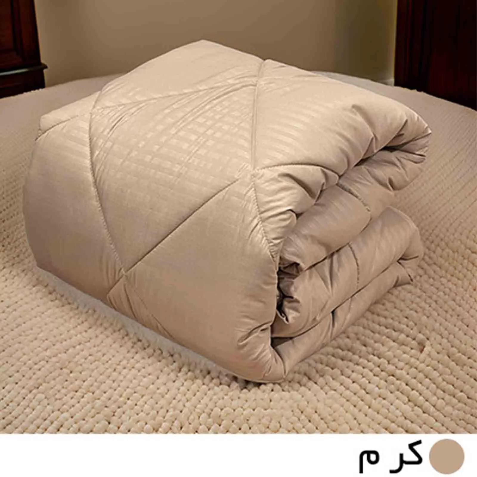 لحاف مانیکاهوم مدل هتلی parallel plusیک نفره سایز 230×150 سانتی متر