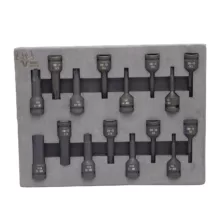 سری آچار بکس آلنی و ستاره ای مدل سویفت کد YP-TURK-T30-T80MM سایز 5-19 میلیمتر مجموعه 16عددی