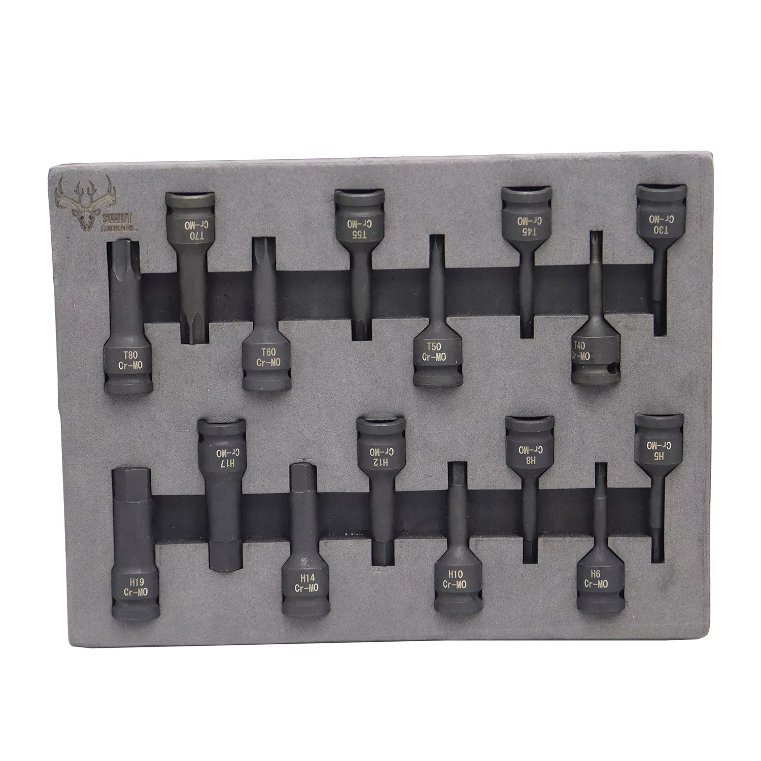 سری آچار بکس آلنی و ستاره ای مدل سویفت کد YP-TURK-T30-T80MM سایز 5-19 میلیمتر مجموعه 16عددی