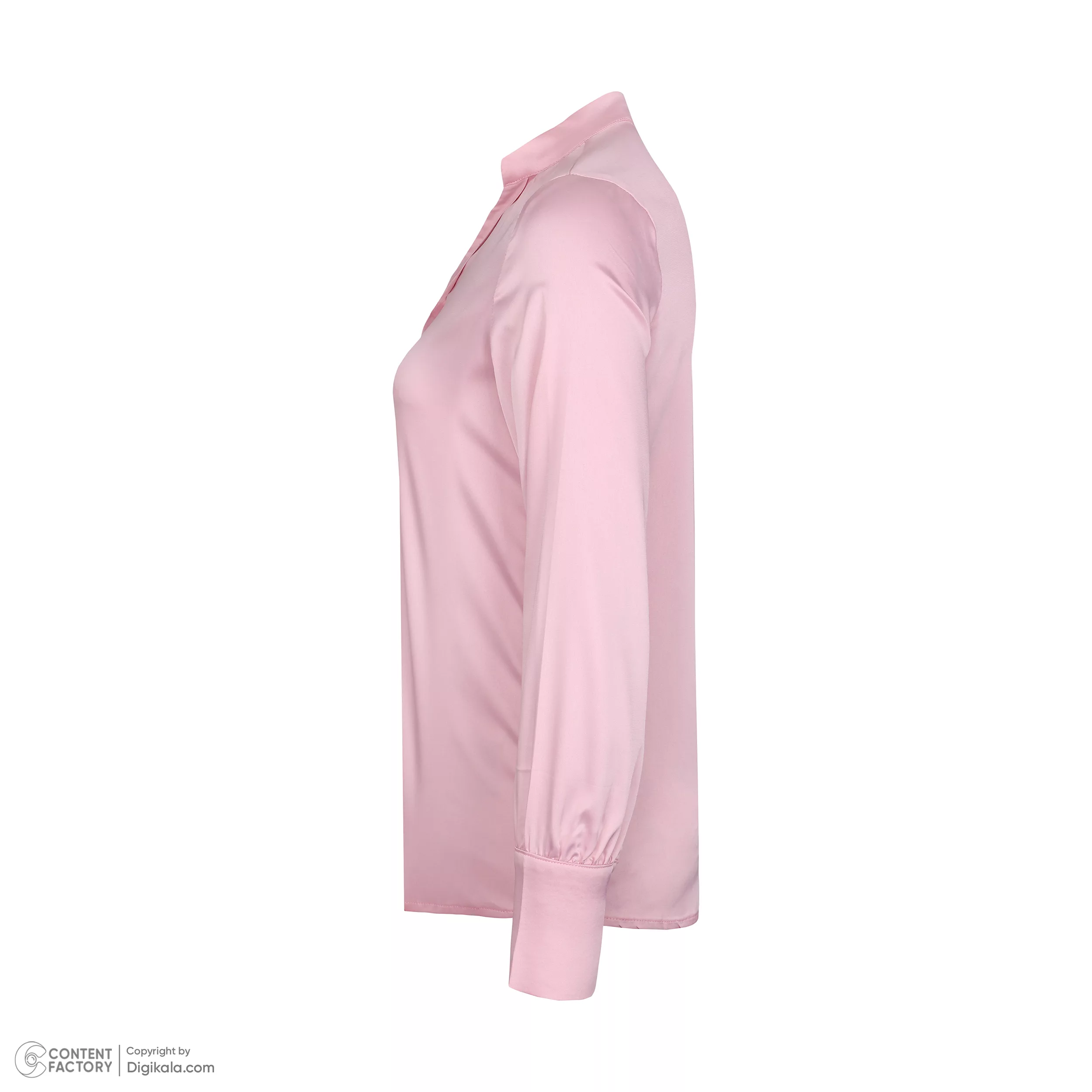 بلوز آستین بلند یقه هفت زنانه لوینت مدل روبی رنگ صورتی